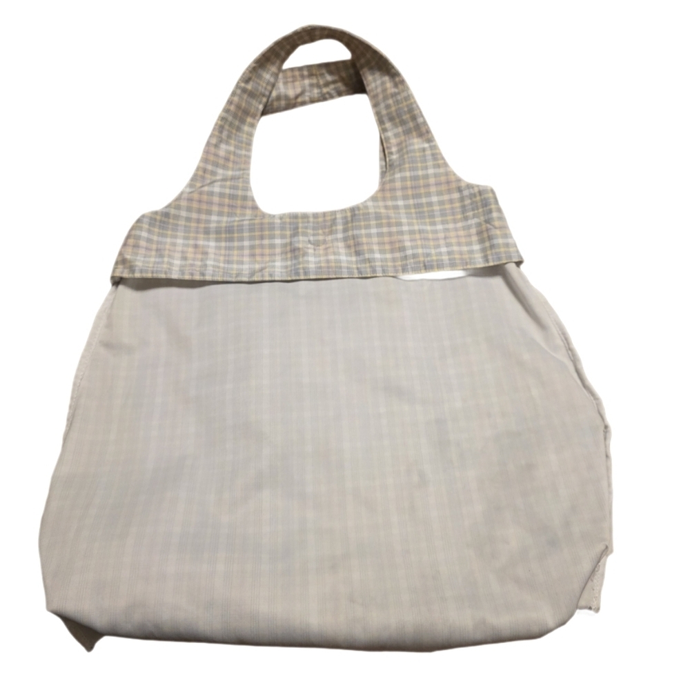 COS Multicolor Checked Shopper Tote Bag Plaid Minimalist Slouchy EUC - Picture 11 of 14
